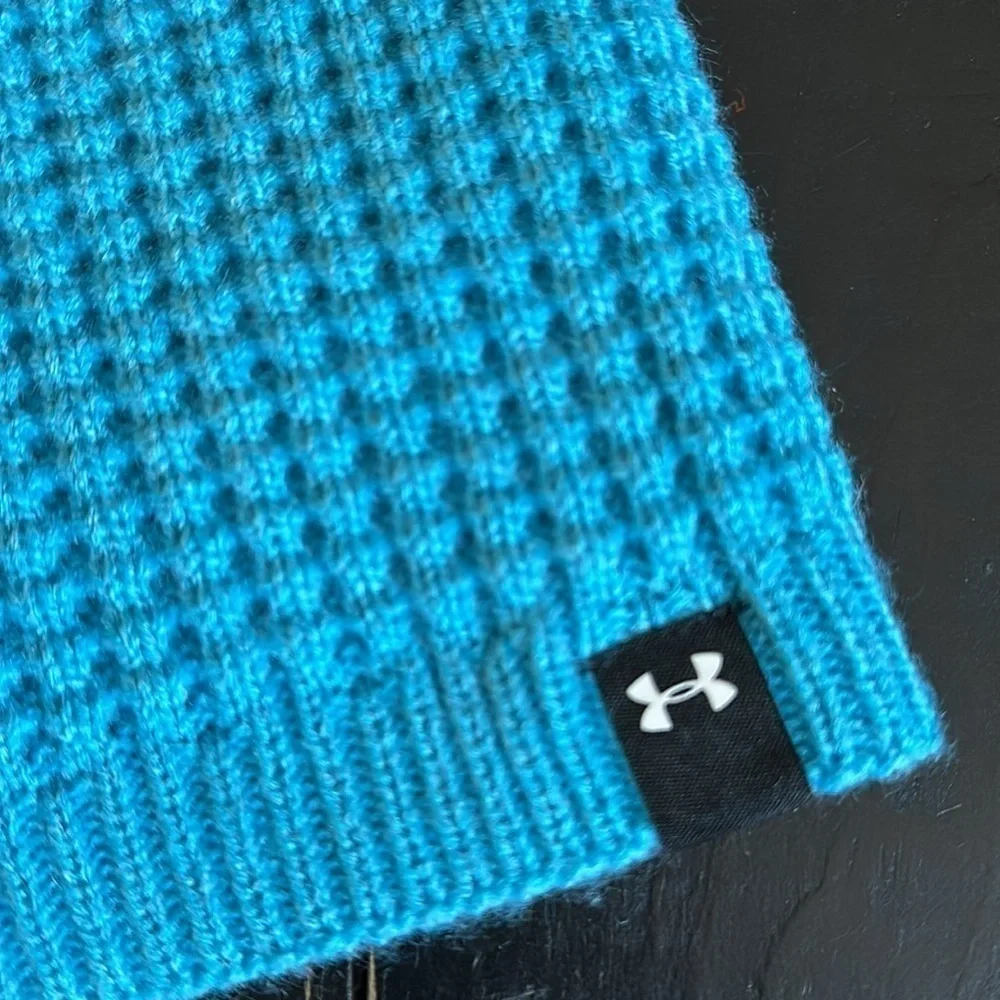 Under Armour Favorite Waffle Pom Beanie - Turquoise